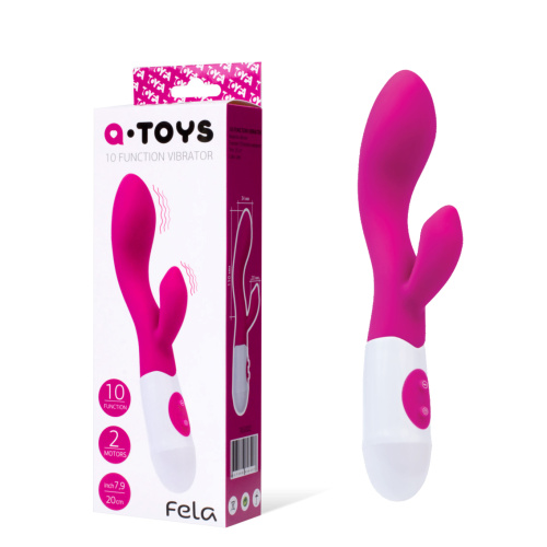 Toyfa A-Toys Fela - Вібратор із кліторальним стимулятором, 20.5х3.4 см - купити в Україні | Секс шоп SEX-SHOP.ua